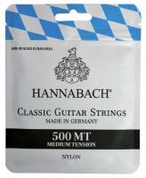 Изображение HANNABACH 500MT Струны для классической гитары, посеребренная медь, среднее натяжение