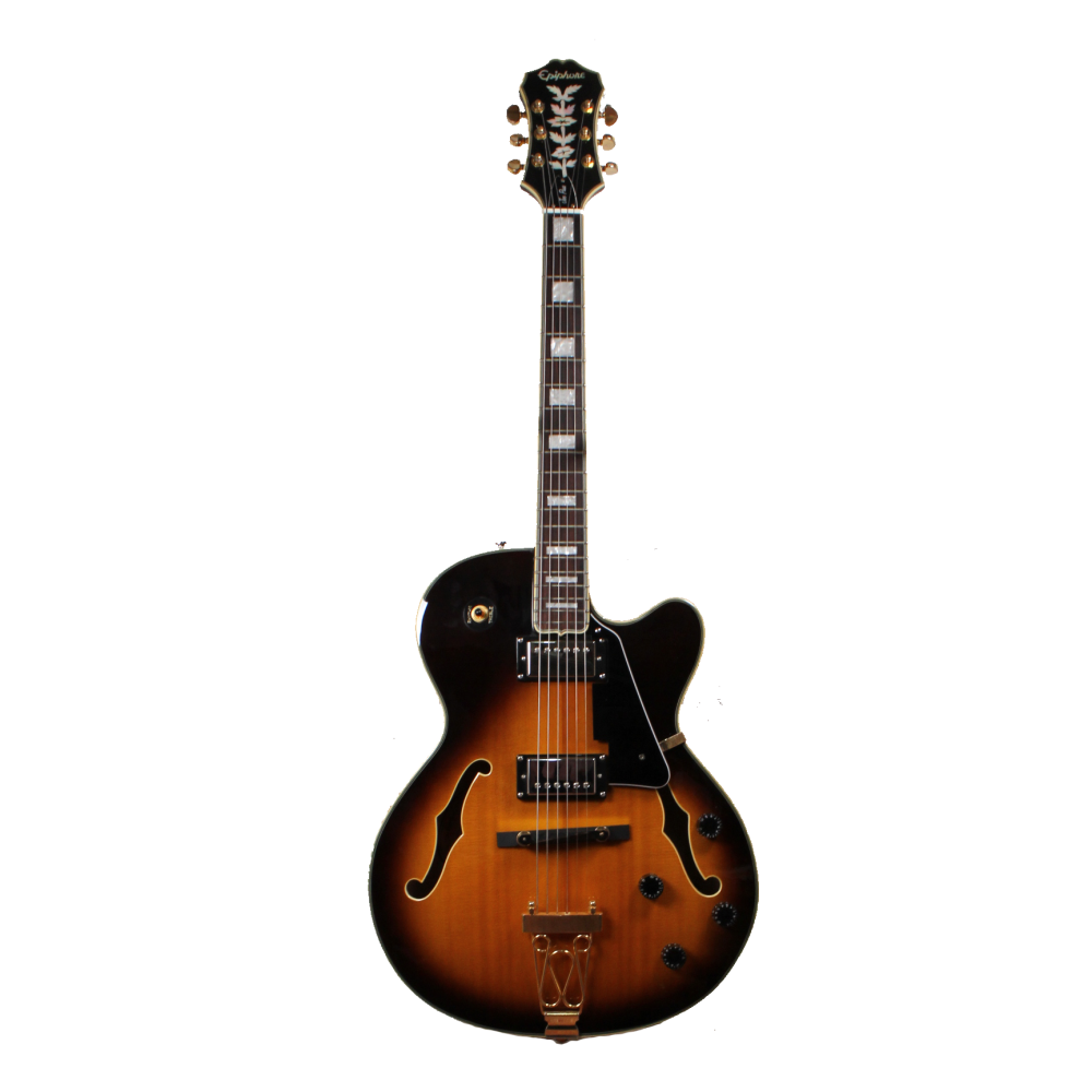 Epiphone Joe Pass Emperor II Полуакустическая электрогитара б/у, s/n U04106235, Sunburst Изображение Epiphone Joe Pass Emperor II Полуакустическая электрогитара б/у, s/n U04106235, Sunburst