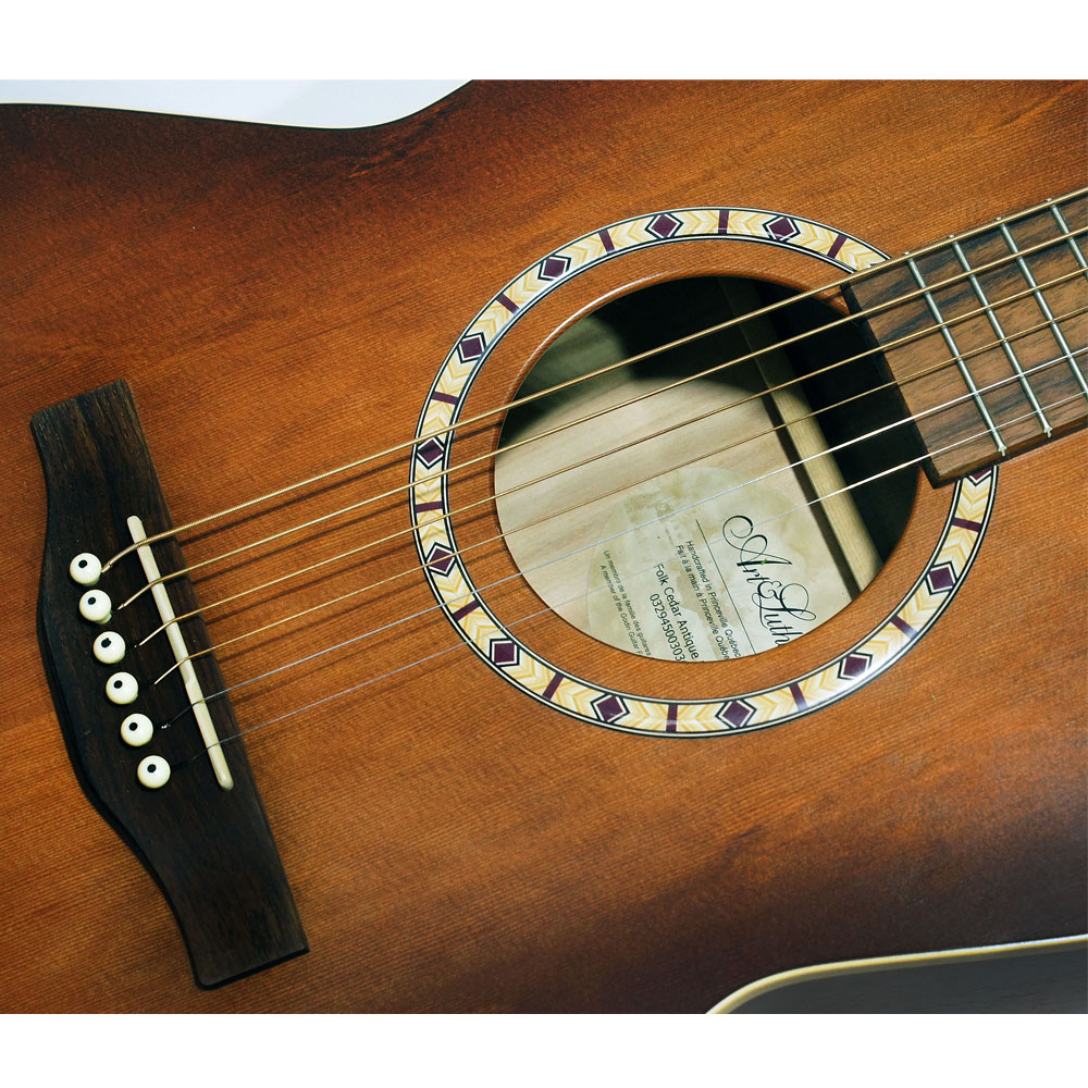 A&L 032945 Акустическая гитара Folk Cedar Antique Burst + КЕЙС 38688 Изображение A&L 032945 Акустическая гитара Folk Cedar Antique Burst + КЕЙС 38688