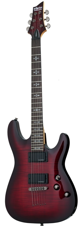Изображение SCHECTER DEMON-6 CRB Электрогитара, 6 струн, Duncan Designed Active HB-105