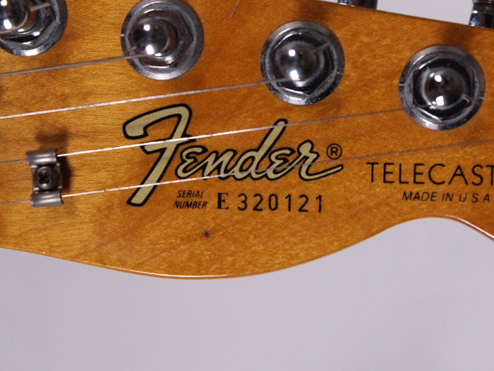 FENDER USA TELECASTER 1984 Электрогитара б/у, s/n E320121, tobacco burst, белый пикгард Изображение FENDER USA TELECASTER 1984 Электрогитара б/у, s/n E320121, tobacco burst, белый пикгард