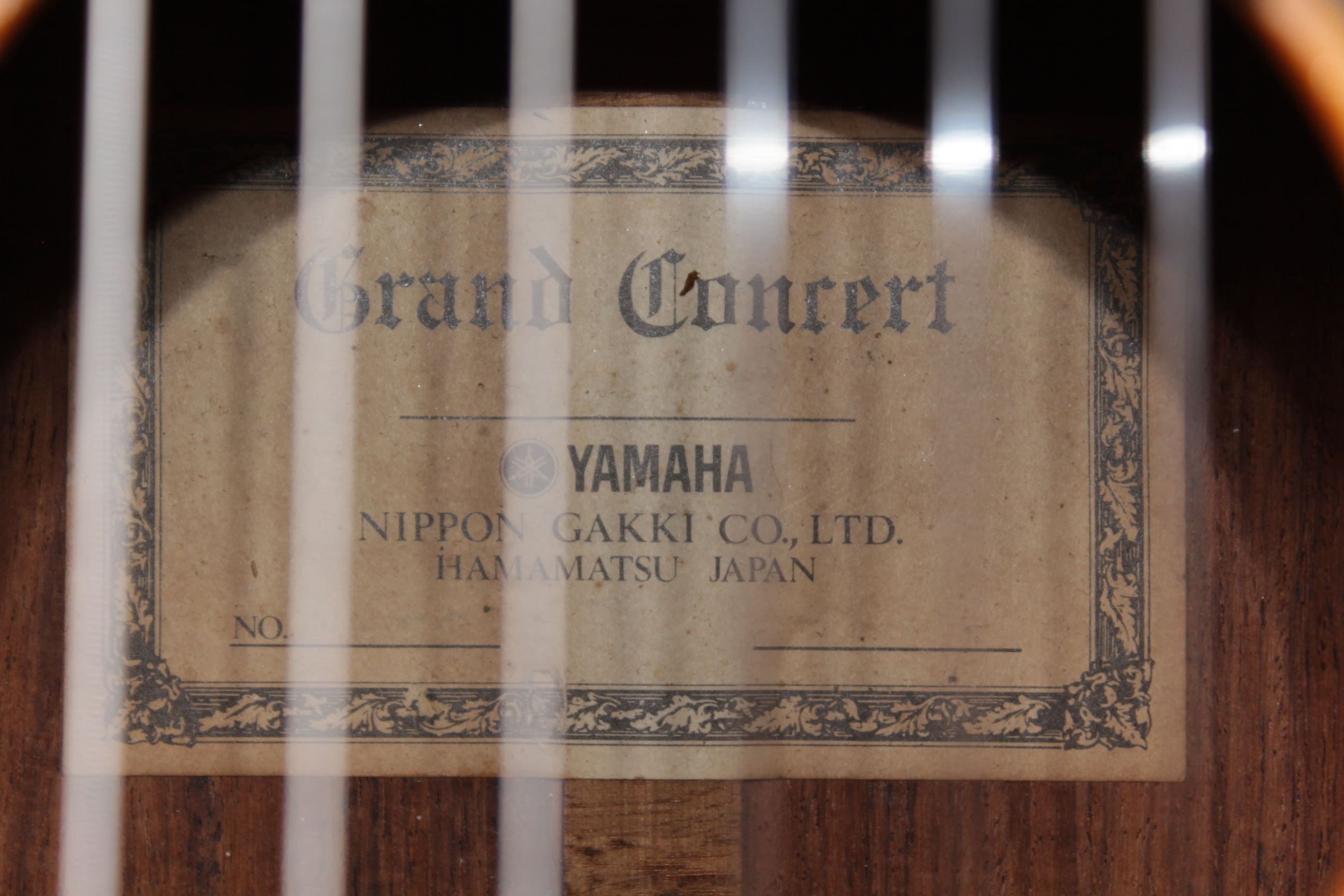 Изображение Yamaha Grand Concert Japan Классическая Гитара б/у