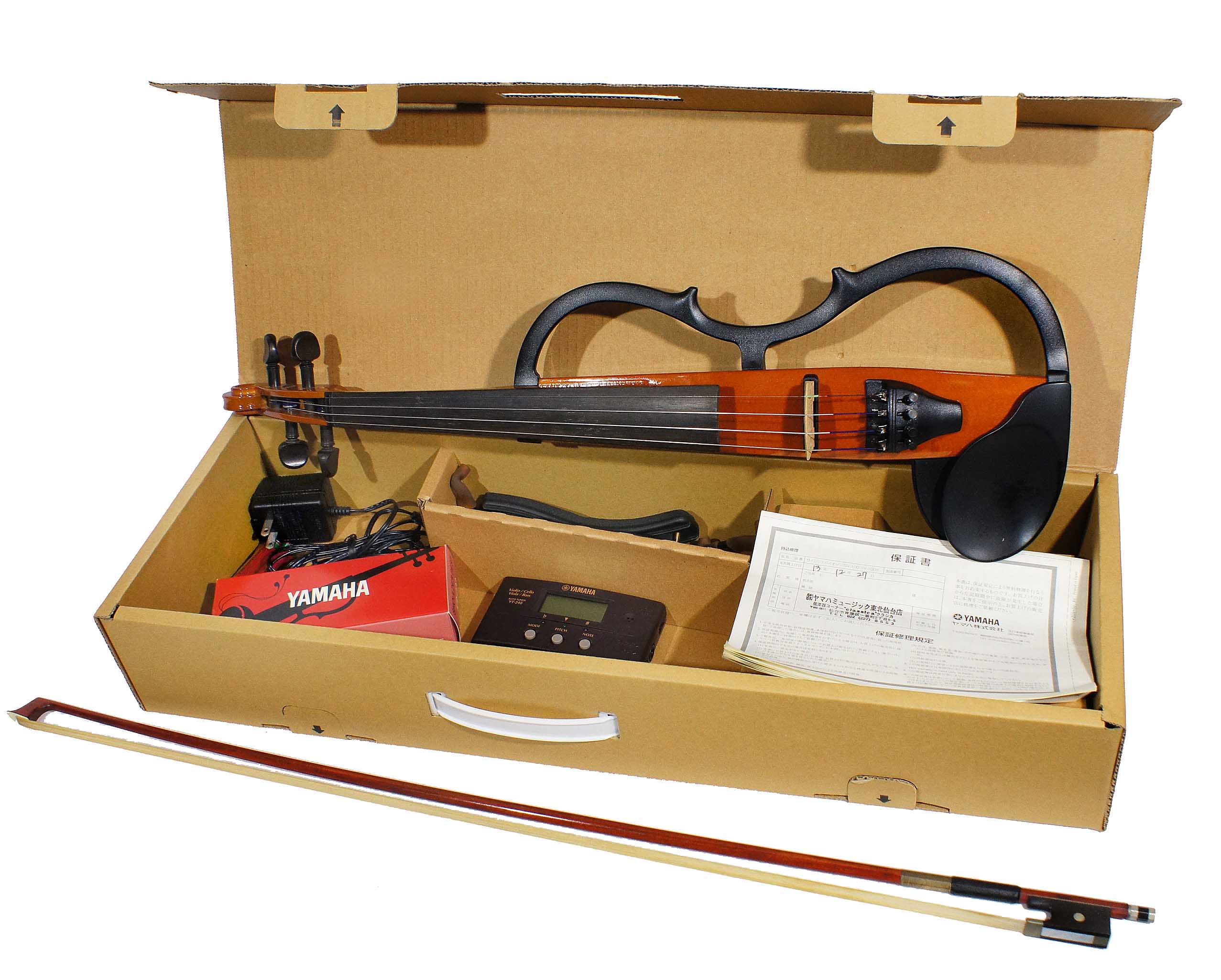 Изображение YAMAHA SV-100 Электроскрипка Б\У + Смычок, Б\П 100V, Наушники, Мостик, Подбородник