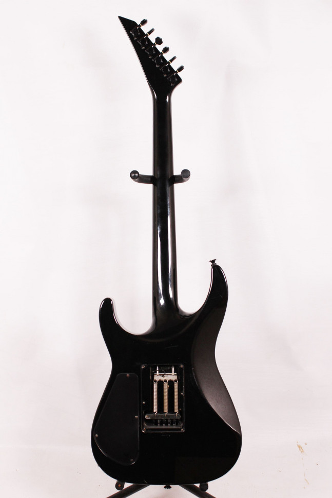 Изображение Grover Jackson Superstrat, s/n 901456, HH, Черный, акульи зубы, флойд, рычаг, клееный гриф