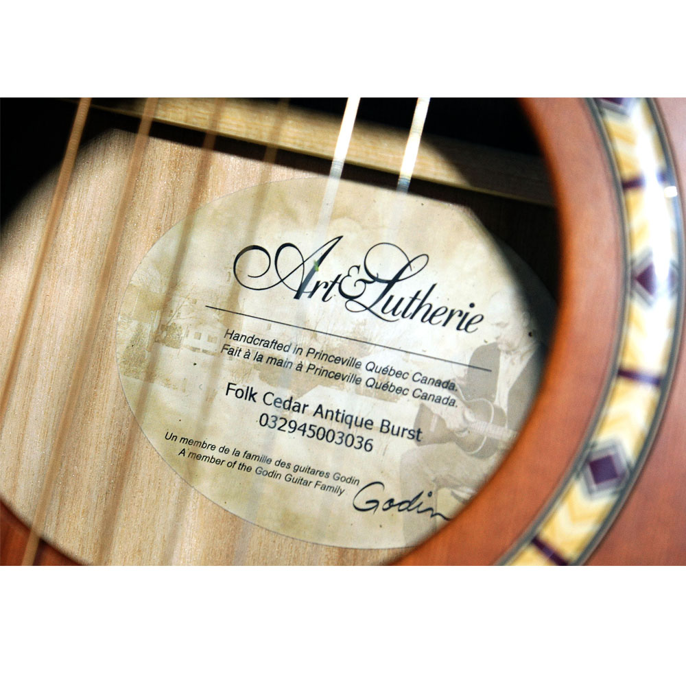 A&L 032945 Акустическая гитара Folk Cedar Antique Burst + КЕЙС 38688 Изображение A&L 032945 Акустическая гитара Folk Cedar Antique Burst + КЕЙС 38688