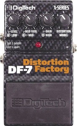 DIGITECH DF-7 Педаль гитарная Distortion Factory Изображение DIGITECH DF-7 Педаль гитарная Distortion Factory