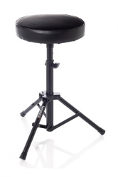 Изображение BESPECO DT2 Стул барабанщика, круглое сидение, высота: 50- 70 см; ножки: складывающиеся, макс.нагруз