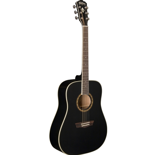 Изображение WASHBURN WD10S B Акустическая гитара Dreadnought черная