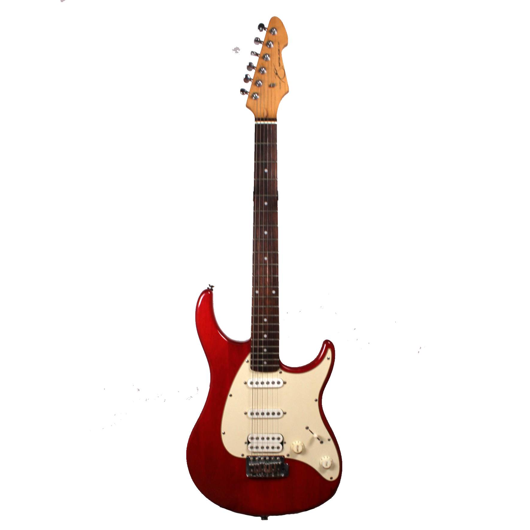 PEAVEY RAPTOR PLUS EXP Электрогитара б/у, s/nS94051744, Корея, HSS, Красный, белый пикгард Изображение PEAVEY RAPTOR PLUS EXP Электрогитара б/у, s/nS94051744, Корея, HSS, Красный, белый пикгард