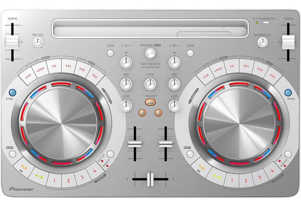 Изображение PIONEER DDJ-WEGO3-W DJ-контроллер, цвет-белый