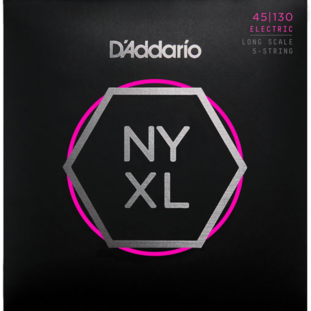 Изображение D`ADDARIO NYXL45130 Струны для 5-струнной бас-гитары, 045-130