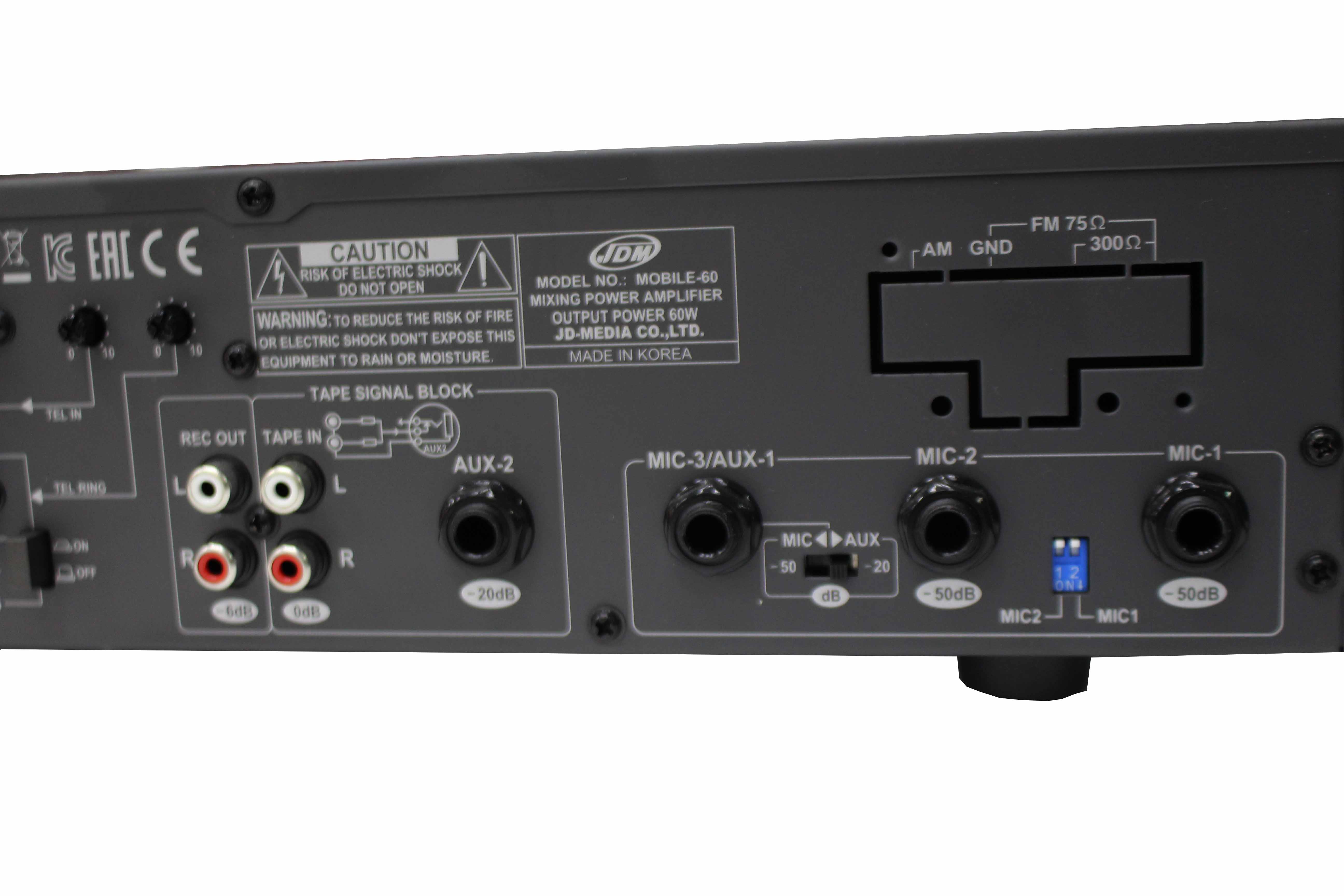 Изображение JDM MOBILE 60 Усилитель трансляционный