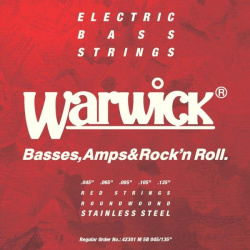 WARWICK 42301M Струны для 5-струнной бас-гитары Изображение WARWICK 42301M Струны для 5-струнной бас-гитары