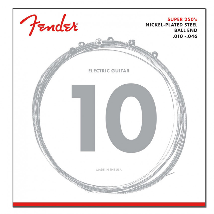FENDER 250R 010-046 Струны для электрогитары Изображение FENDER 250R 010-046 Струны для электрогитары