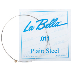 Изображение LA BELLA PS011 Струна для гитары 011, сталь