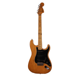 Изображение Fender Stratocaster USA 1977, s/n S769500, SSS, натуральный, черный пикгард