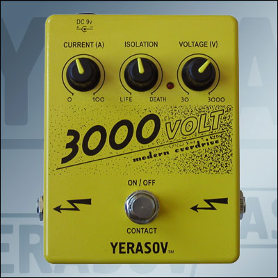 Изображение YERASOV 3000 Volt Педаль гитарная Overdrive