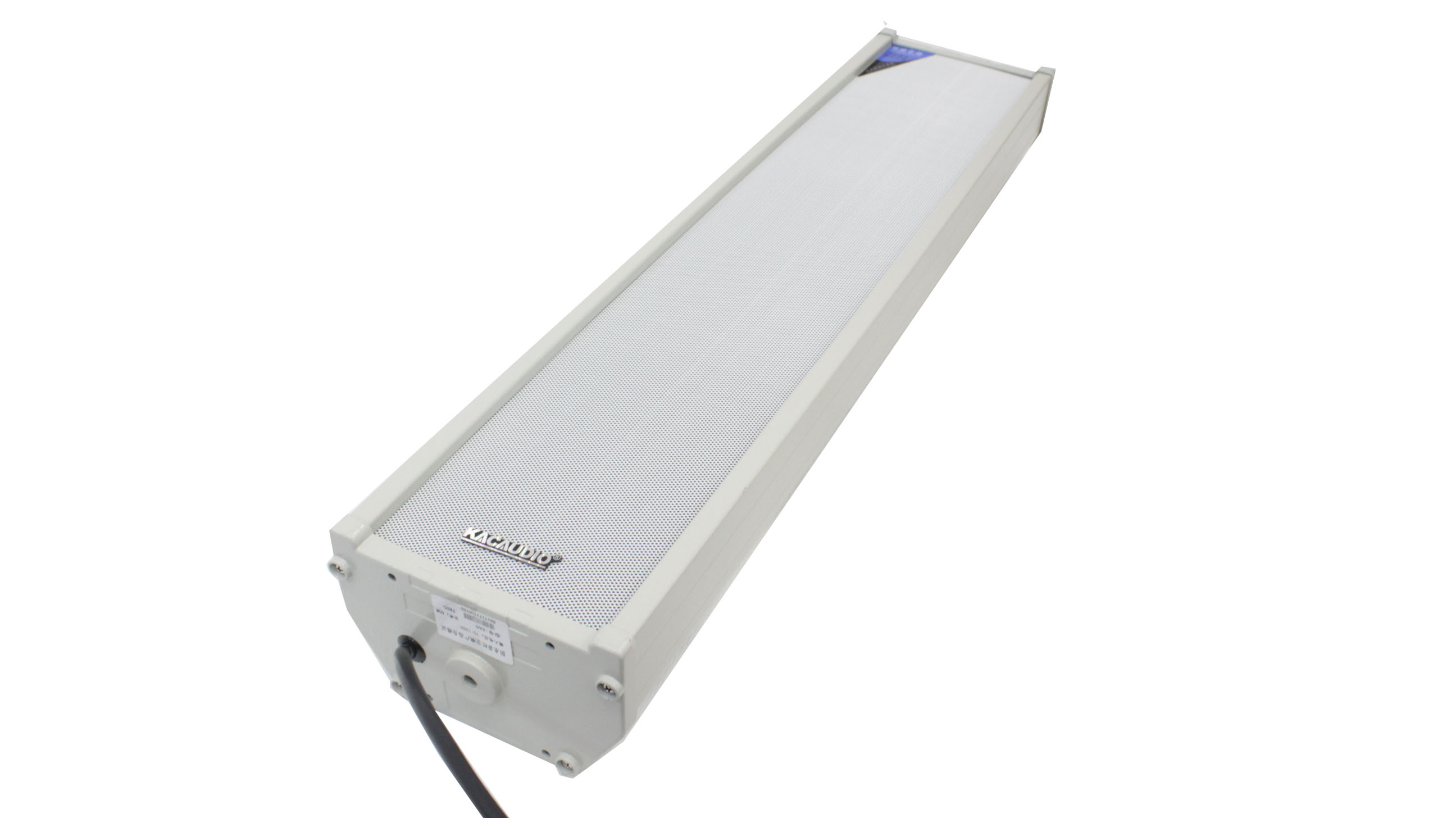Изображение KACAUDIO Настенные трансляционные динамики 60 W, прямоугольные высокие белые, всепогодные