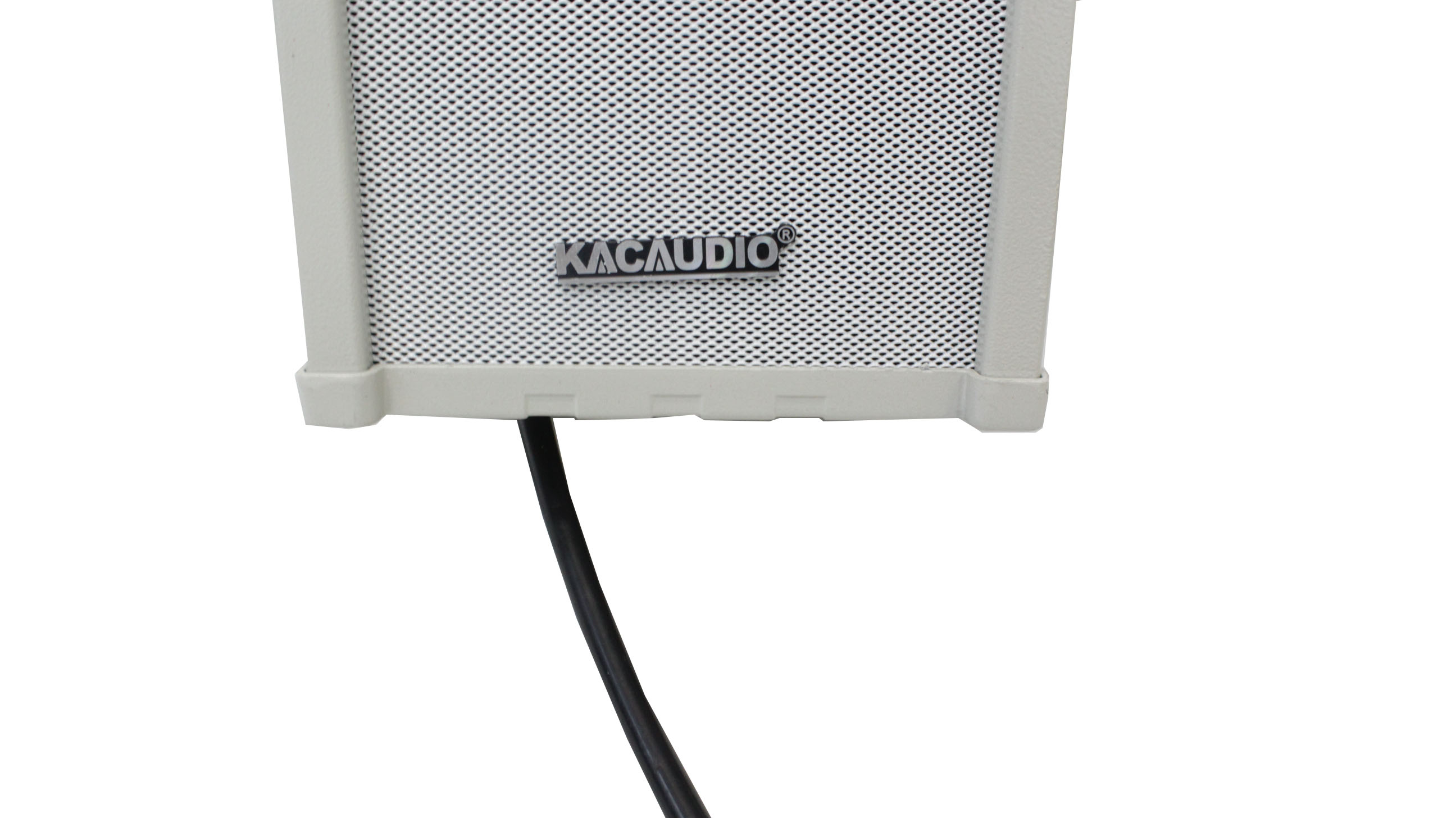 Изображение KACAUDIO Настенные трансляционные динамики 60 W, прямоугольные высокие белые, всепогодные