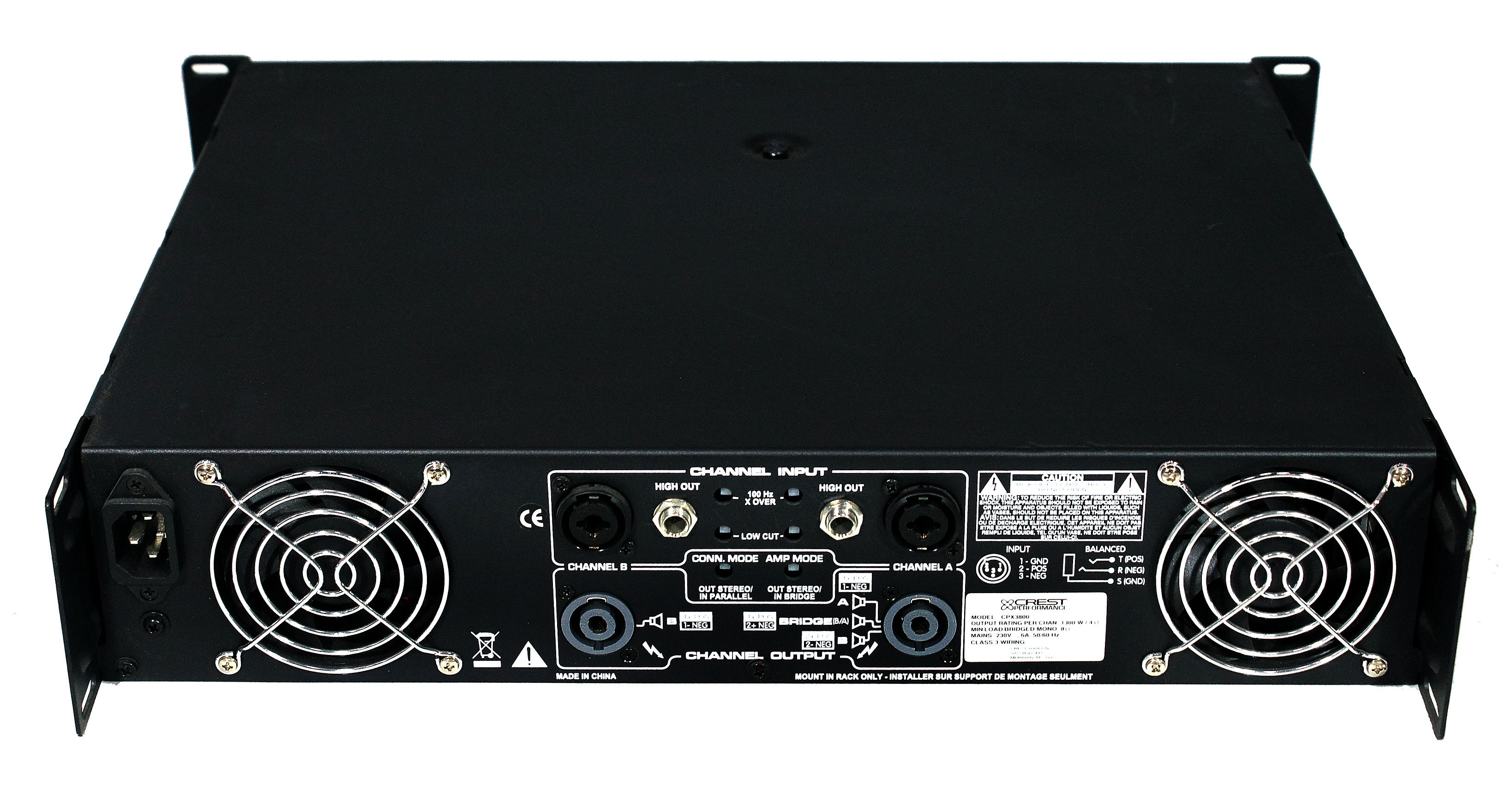 Изображение CREST AUDIO CPX3800 Усилитель мощности 2x775Вт/8Ом