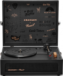 Изображение CROSLEY VOYAGER [CR8017A-FB] Виниловый проигрыватель Black Fossil