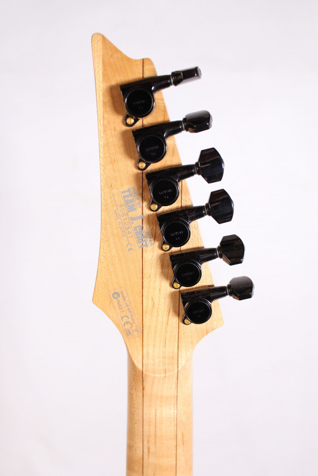 IBANEZ RGA121 PRESTIGE TEAM J.CRAFT HH, s/n F0812541, Электрогитара Б/У, pink sparkle, фиксированный Изображение IBANEZ RGA121 PRESTIGE TEAM J.CRAFT HH, s/n F0812541, Электрогитара Б/У, pink sparkle, фиксированный