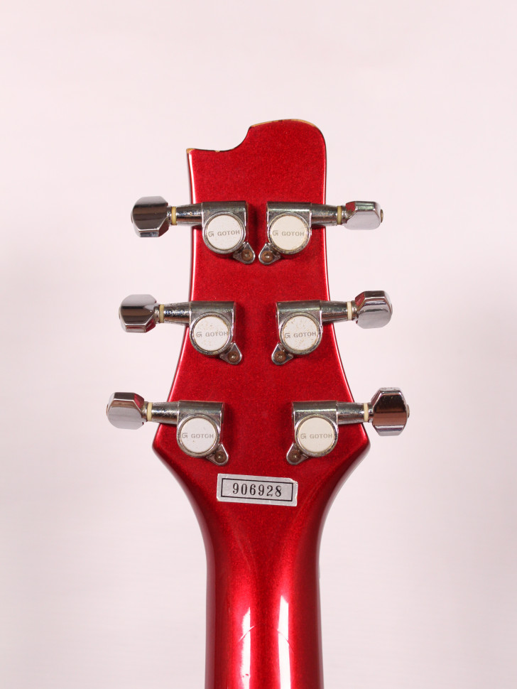 Изображение Metal Driver MD, HHH, красный металлик, s/n 906928, колки gotoh, серебристый пикгард