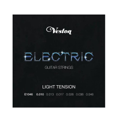 Изображение VESTON E1046 Струны для электрогитары 010-046, натяжение Light