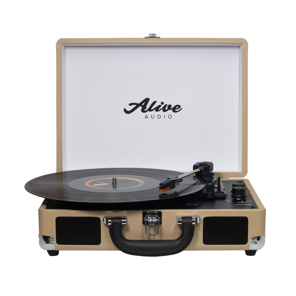 Изображение Alive Audio GLAM Latte Виниловый проигрыватель c Bluetooth
