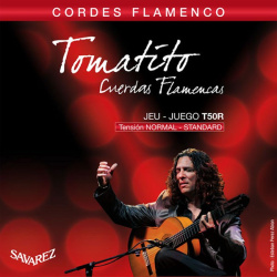 Изображение Savarez T50R Flamenco Tomatito Комплект струн для классической гитары, норм.натяжение, посеребренные