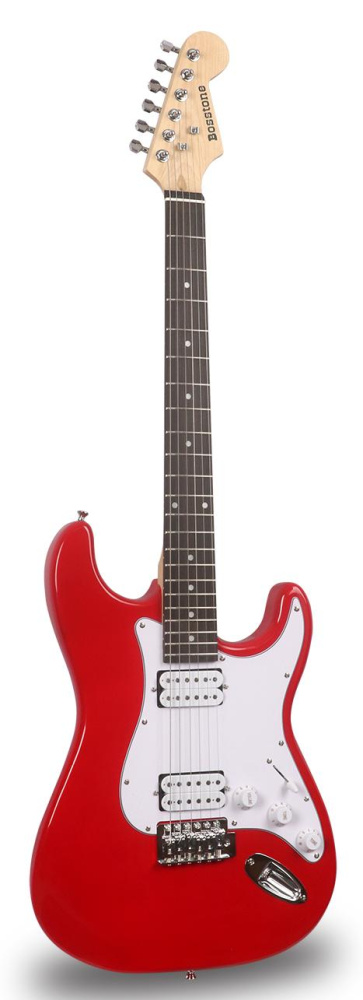 Изображение Bosstone SG-04HH RD+Bag Гитара электрическая, 6 струн; цвет красный