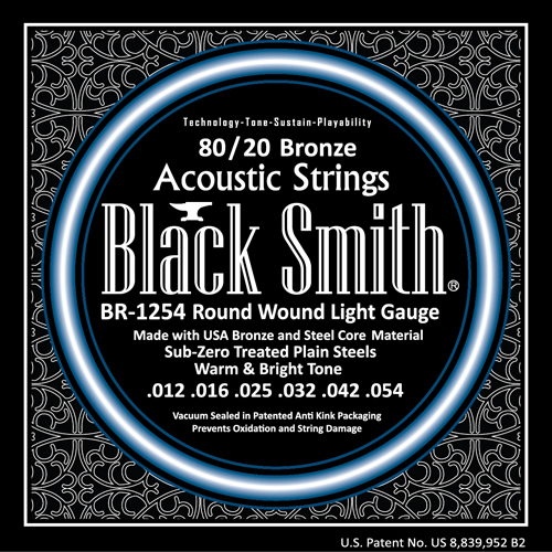 Изображение Blacksmith BR1254 012-054 Струны для акустической гитары 