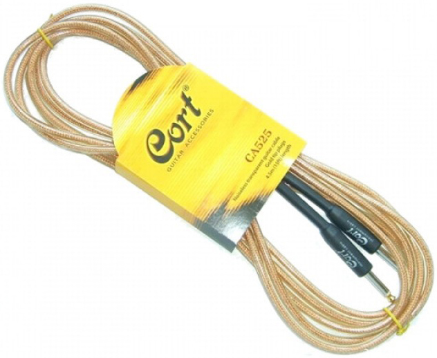 Изображение CORT CA-525 NAT Гитарный кабель 4,5м., натурал.