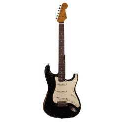 Изображение Fender Custom Shop 1959 Stratocaster Heavy Relic 2010, s/n R56567, черный, белый пикгард + кейс
