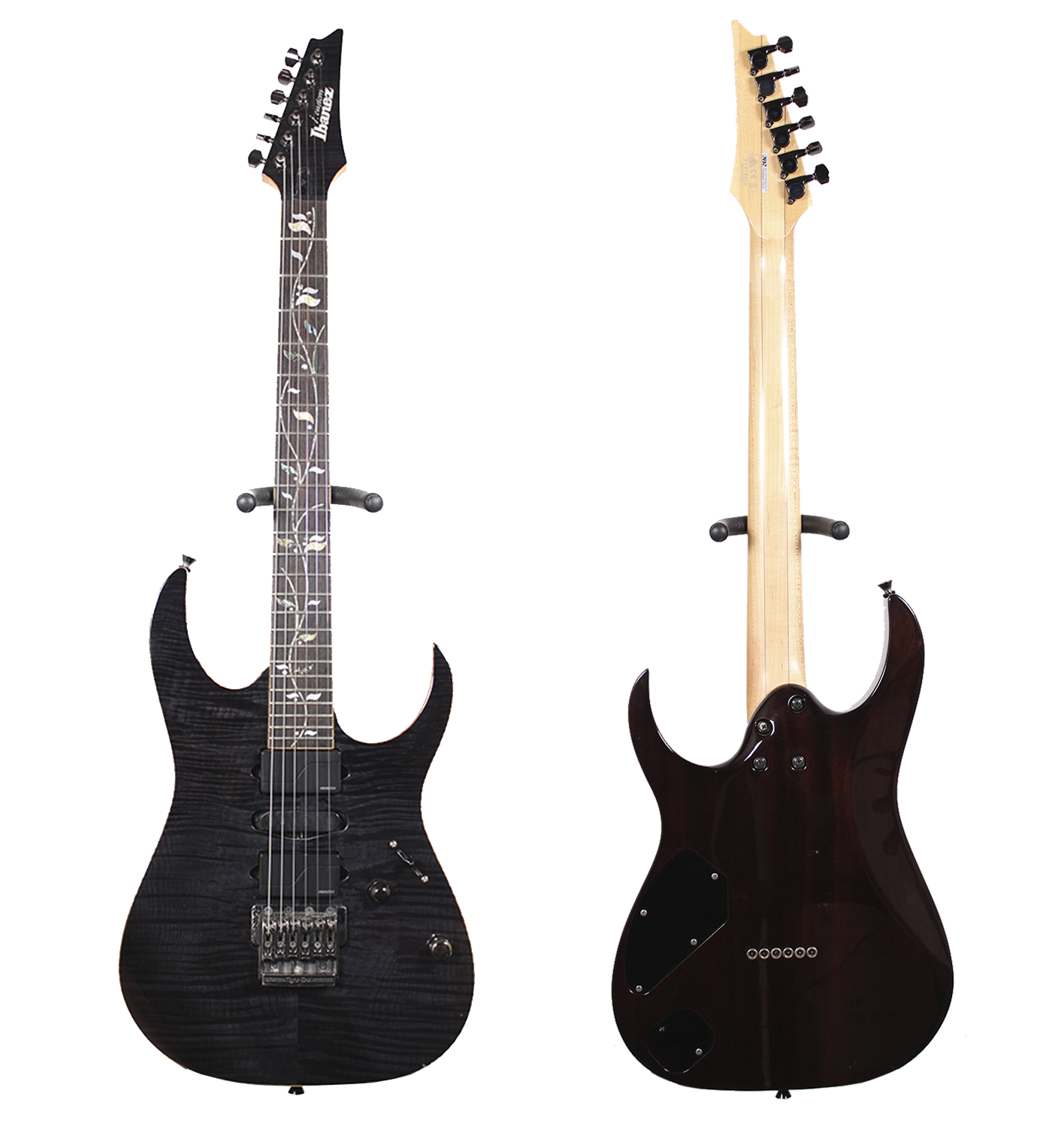 Изображение IBANEZ J.CUSTOM RG8571 Japan s/n f141838, HSH, Электрогитара Б/У, Black Onyx, фиксированный бридж