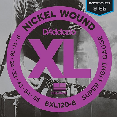 Изображение D`ADDARIO EXL120-8 009-065 Струны для 8-струнной электрогитары