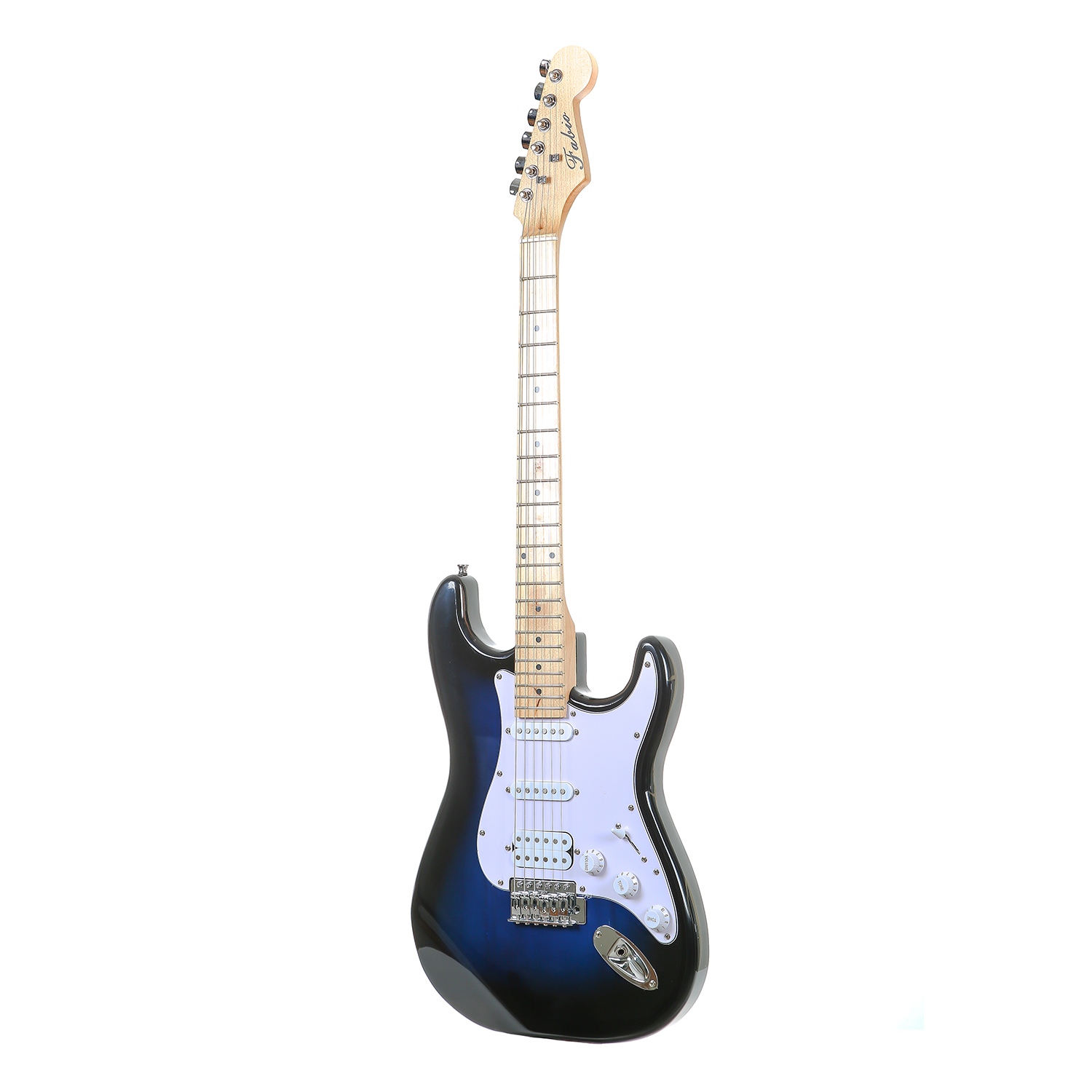 FABIO ST200BLS Электрогитара Stratocaster HSS, цвет: синий Изображение FABIO ST200BLS Электрогитара Stratocaster HSS, цвет: синий