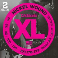 Изображение D`ADDARIO EXL170-5TP Двойной комплект для 5-струнн