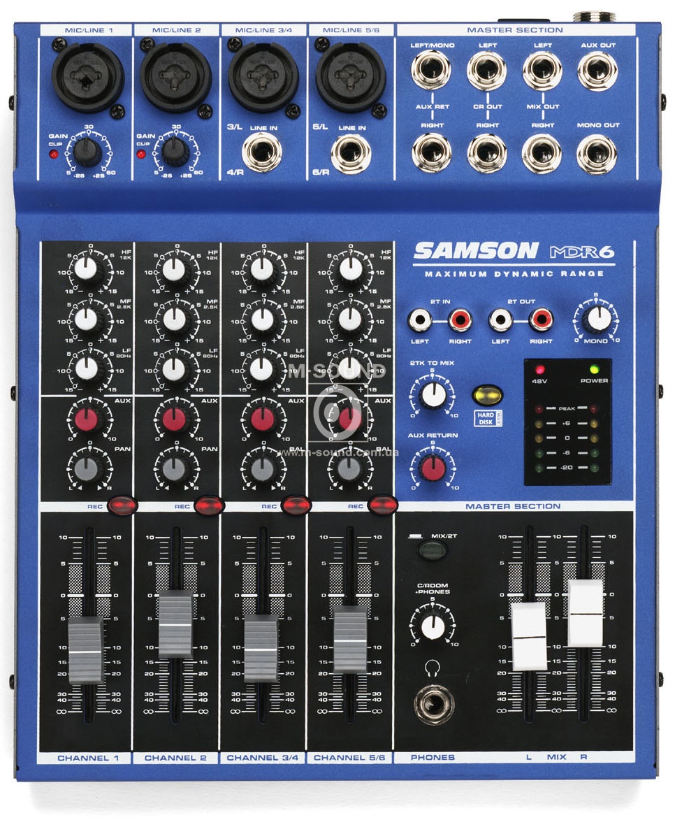 Изображение SAMSON MDR 6 Микшер