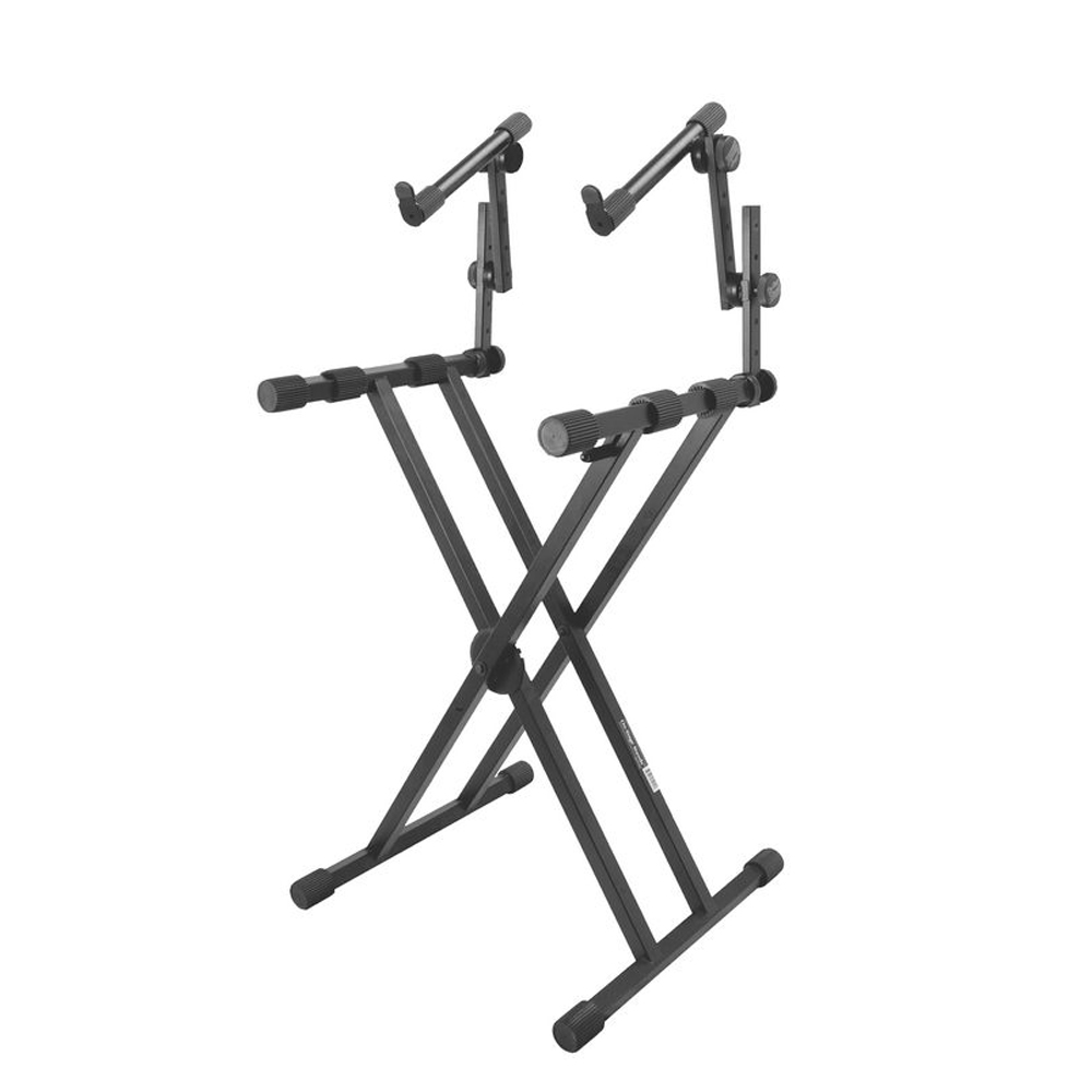 MUSIC STANDS KB370 Стойка для 2-х синтезаторов Изображение MUSIC STANDS KB370 Стойка для 2-х синтезаторов