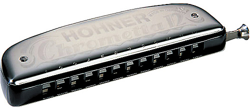 Изображение HOHNER M25501 Губная гармошка CHROMETTA 12 255/48