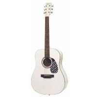 Изображение FLIGHT W12701 WT Акустическая гитара, цвет - белый