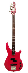 Изображение Rockoon PJ Bass by Kawai Бас-гитара б/у, красный глянец, колки Gotoh золото