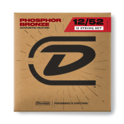 Изображение Dunlop DAP1252J 012-052 Phosphor Bronze струны для 12-ти струнной акустической гитары