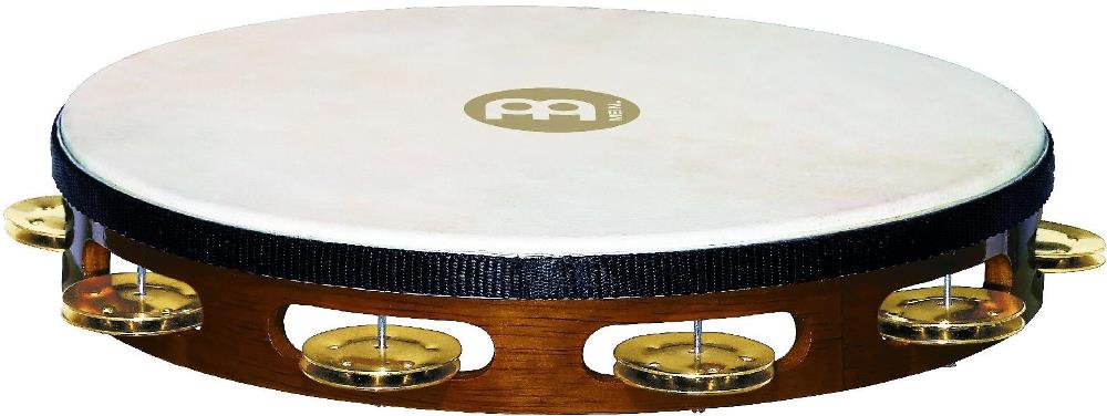 Изображение MEINL TAH1B-AB Тамбурин 10" деревянный, ручной, однорядный