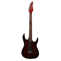 Изображение Ibanez GRX90 TRB Электрогитара б/у, s/n G09122961, HSH, Волнистый топ, красный санберст