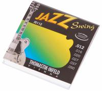 Изображение THOMASTIK JS112 Jazz Swing Комплект струн для акустической гитары, Medium Light, сталь/никель, 12-50