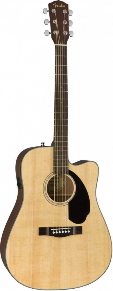 Изображение FENDER CD-60SCE DREAD NAT WN Электроакустическая гитара, цвет: натуральный