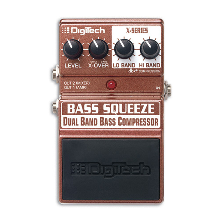 DIGITECH XBS Педаль бас-гитарная Bass Compressor Изображение DIGITECH XBS Педаль бас-гитарная Bass Compressor
