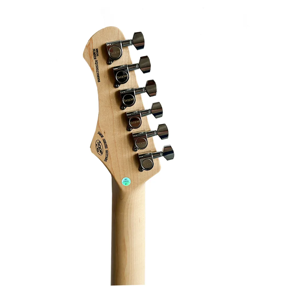 Изображение SQOE SEST250WH Электрогитара, цвет: белый